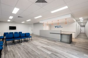 Eastgate Medical Centre Waiting room Interior Design by Stiely Design